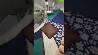 🩷 Sewing the binding on the Alissa Zero Waste table centrepiece 🩷