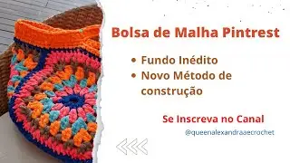 Bolsa de croche em alta Pintrest