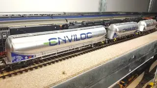 European powder tank cars Uacns - Liliput, Piko, NME, Roco - Enviloc, Holcim, Wascosa, VTG