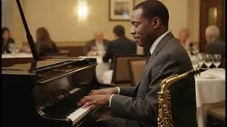 Amber Plates & Blue Notes &mdash; Smooth Cool Jazz Lounge for Warm Dining and Peaceful Evenings