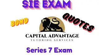 Understanding Bond Quotes for the SIE & Series 7 Exams