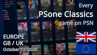 Every PSone CLASSICS game on the PlayStation Store (EU)