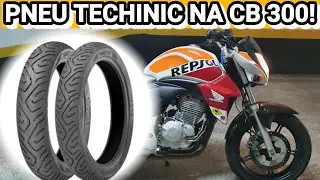 PNEU TECHNIC NA CB300 VALE A PENA?