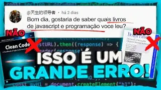 Porque EU NUNCA leio LIVROS DE PROGRAMAÇÃO?