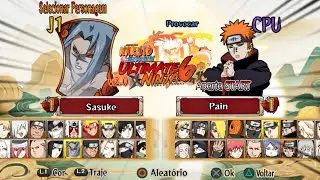 FINALMENTE SAIU!! Novo Naruto Ultimate Ninja 6 100% Atualizado para PS2