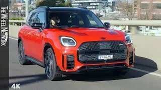 2024 Mini Countryman JCW Favoured | Chili Red II | Driving, Interior, Exterior [4K]
