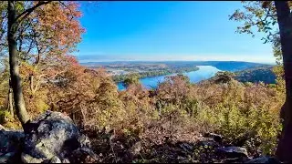 🍁 Осенний поход по тропе Мейсон-Диксон: виды реки Саскуэханна и осенние краски в Йорке, Пенсильва...