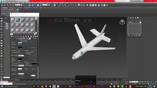 How to Make Airplane in 3ds Max with simple Method - Learn Modeling Airplane beginner tutorial