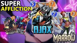 MARVEL SNAP INDONESIA - AFFLICTION ADALAH COUNTER META NAGA!! MARROW OMEGA SENTINEL AJAX DECK