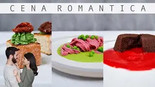 CENA ROMANTICA | Menù facile, gustoso, e colorato | Vegano, senza latte, e senza uova