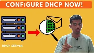 How to configured dhcp server in cisco packet tracer