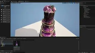 Cake 3d model - Unreal Engine preview