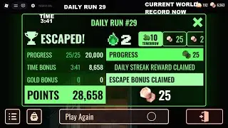 World Record Daily Run #29 Speedrun in 3:41 | DOORS