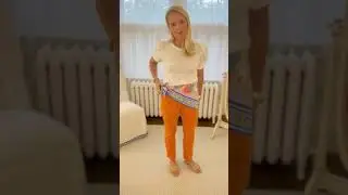 How to Wear a Silk Scarf ~ Style at Your Waist