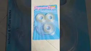 unboxing dispenser &tape 69 rs only#shortsfeed #ytshorts #unboxing #tape#shorts#staionery