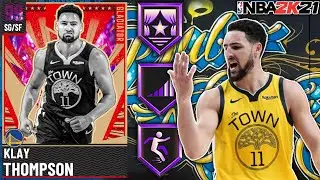 DARK MATTER KLAY THOMPSON GAMEPLAY! IS HE A TOP TIER SHOOTING GUARD IN NBA 2K21 MyTEAM?