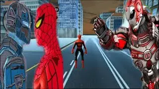 Spider Hero vs Superhero Robots | Spiderman Vs SuperHero | Android GamePlay Video