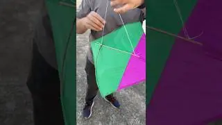 Flying kite with ulte canne | #kite #kiteflying #kiteflyingmanjha