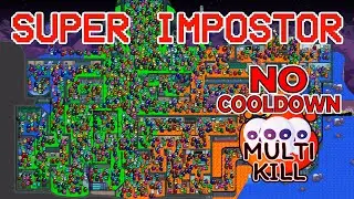 AMONG US with 1 MILLION PLAYERS, but SUPER IMPOSTOR on POLUS MAP