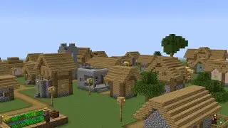 Building a whole Minecraft Village on my own... (500 Sub special)