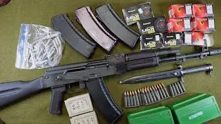 Рассматриваю обмен от приятеля: болгарский CAI AK-74, Circle 10 и магазины Plum, боеприпасы и мно...