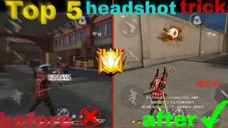 free fire headshot tricks,increase your head shots