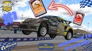Sideways to D-License in Dirt road. Race 1 & 2 in the RX Lites