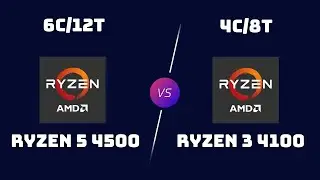 Ryzen 5 4500 vs Ryzen 3 4100 &ndash; Ryzen Benchmark Clash 2025