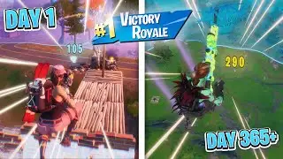 My 1 YEAR+ Fortnite TRICKSHOT Progression...