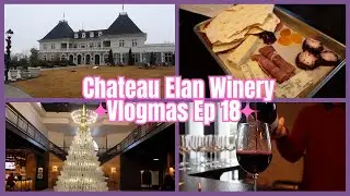 Chateau Elan Winery at Christmas Time! Chateau Elan Wine Tasting Vlog | VLOGMAS EP 18