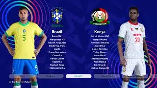 PES 2026 ELEVEN PATCH FINAL S. E. : Brazil x Kenya #playstation5 #gameplay #brazil #kenya