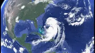 #EarthClimate August 19, 2025 - Hurricane east of Miami, USA