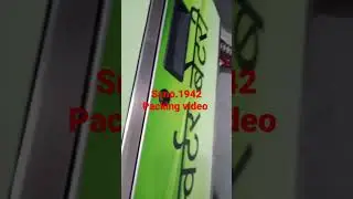Sugarcane 304 cart machine packing video serial number 1942