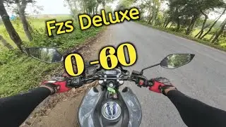 Fzs Deluxe 0-60 Check In Bangladesh | Yamaha Fzs v3 Deluxe Top Speed ​​| Fz v3 Deluxe |