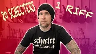 20 Schecter Guitars / 1 Riff - #shorts