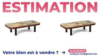 Ench&egrave;res design : les prix records atteints par les tables &ldquo;Shogun&rdquo; de Roger Capron
