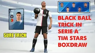 SURE RONALDO BLACK BALL TRICK IN SERIE A TIM STARS BOXDRAW | PES 2020 MOBILE