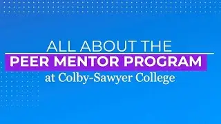 Peer Mentor Program at Colby-Sawyer
