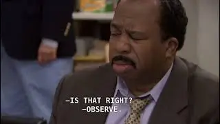The Office's Dwight Shrute on contracting glutes