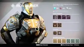 Destiny: Iron Banner 2.0 Lord Saladin Inventory (Titan PoV)