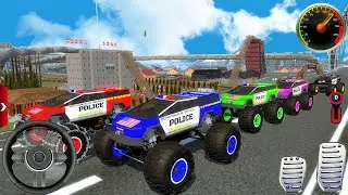 Juegos De Carros-US Police Mega Cars Xtreme Off-Road Game-Car Multiplayer Gameplay.
