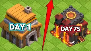 impossible speedrun DAY 1🤕|| TH 5 to TH 10 in Clash of Clans 💥