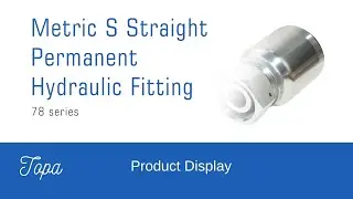 Permanent Hydraulic Fitting 1C978 Metric | Leak-Free Hose Connection