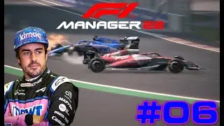HUGE CRASH! FIGHT FOR THE WIN? F1 MANAGER 2022 | ALPINE CAREER MODE | EP.6 | SPANISH GRAND PRIX
