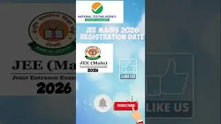 jee main 2026 registration date #shortsfeed #jee #jeemains #iit #ytshorts #jeeadvanced #iitbombay