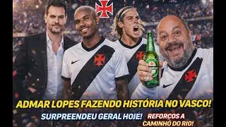 AGORA VAI! ADMAR AGE NOS BASTIDORES E VASCO FICA PRÓXIMO DE ANUNCIAR PACOTÃO DE REFORÇOS!