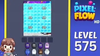 Pixel Flow Level 575 Solution Walkthrough