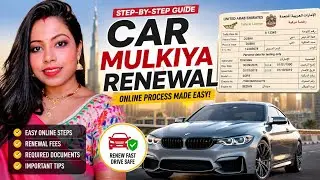 Car Mulkiya Renewal Procedure online | Fees | Car Registration Renew full information