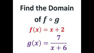 Find the domain of the composition function