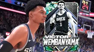 INVINCIBLE VICTOR WEMBANYAMA GAMEPLAY! IT IS OFFICIALLY THE END GAME IN NBA 2K25 MyTEAM!